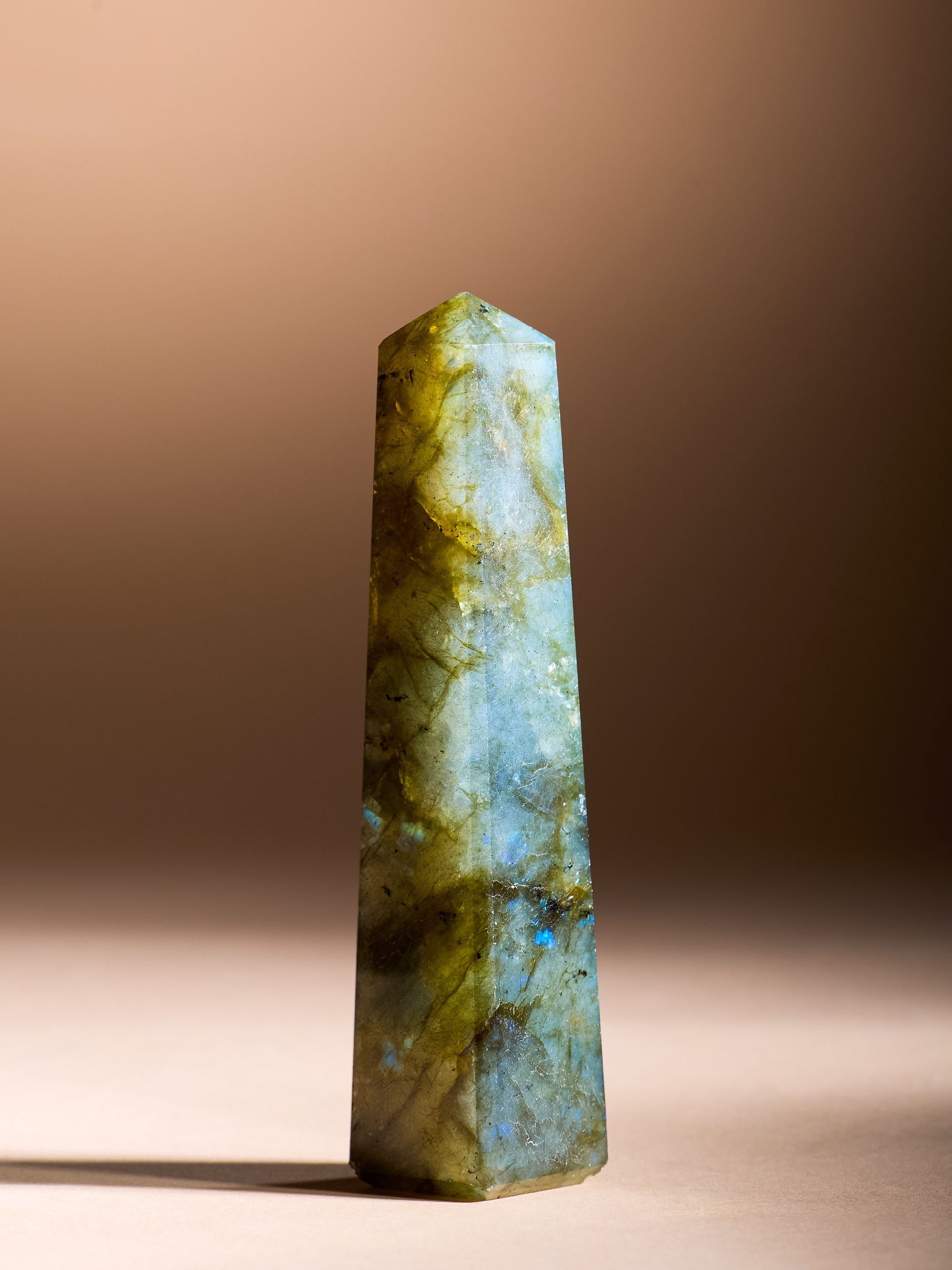 Semi-precious Gemstone - Labradorite Obelisk