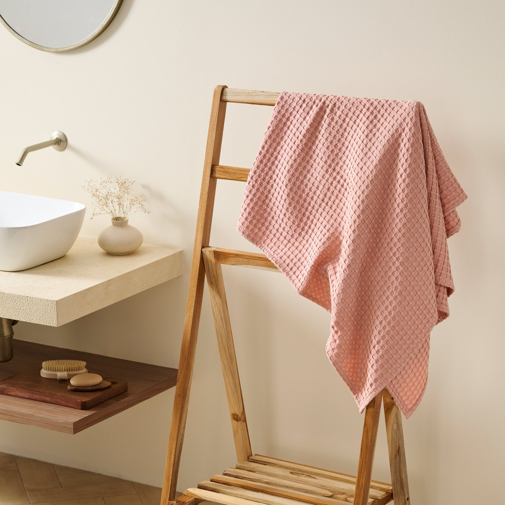 Mosaic | Cotton Bamboo | Waffle | Bath Set