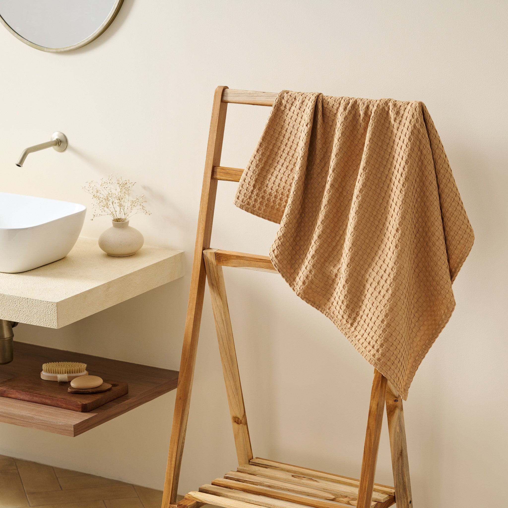 Mosaic | Cotton Bamboo | Waffle | Bath Set
