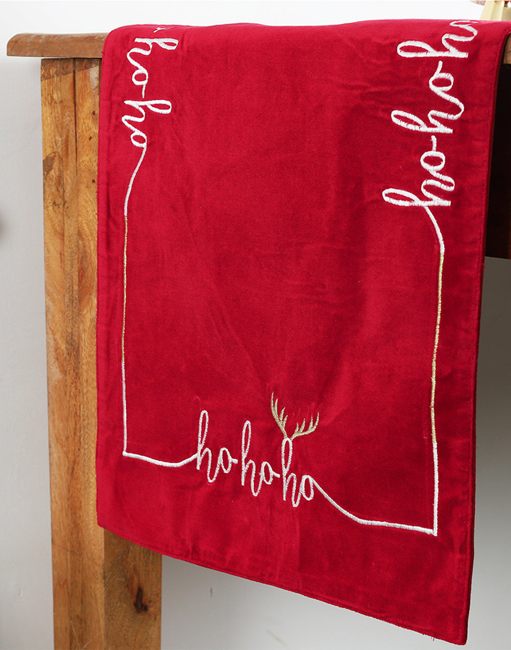 Decorative Christmas Cotton Table Runner