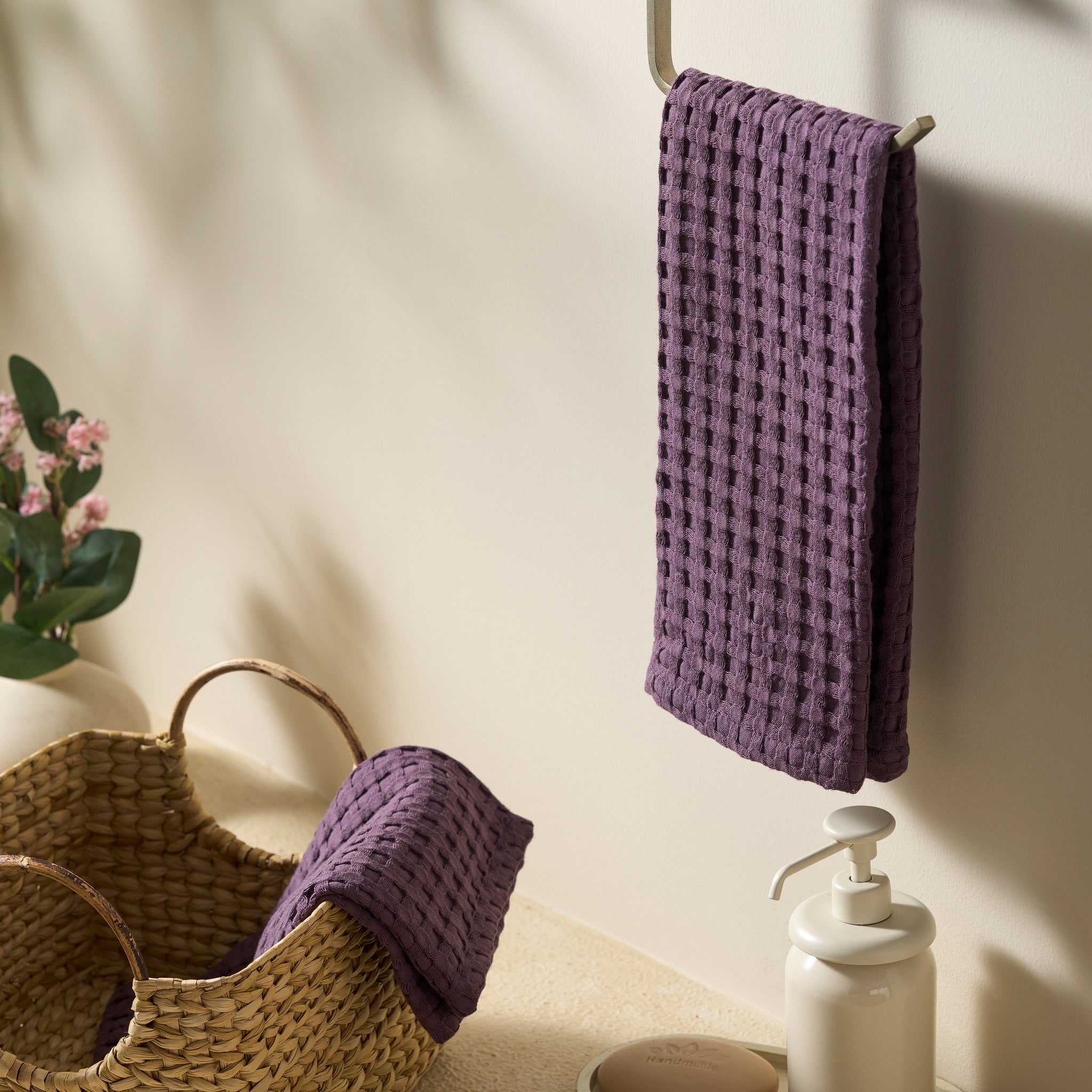 Mosaic | Cotton Bamboo | Waffle | Hand Towel
