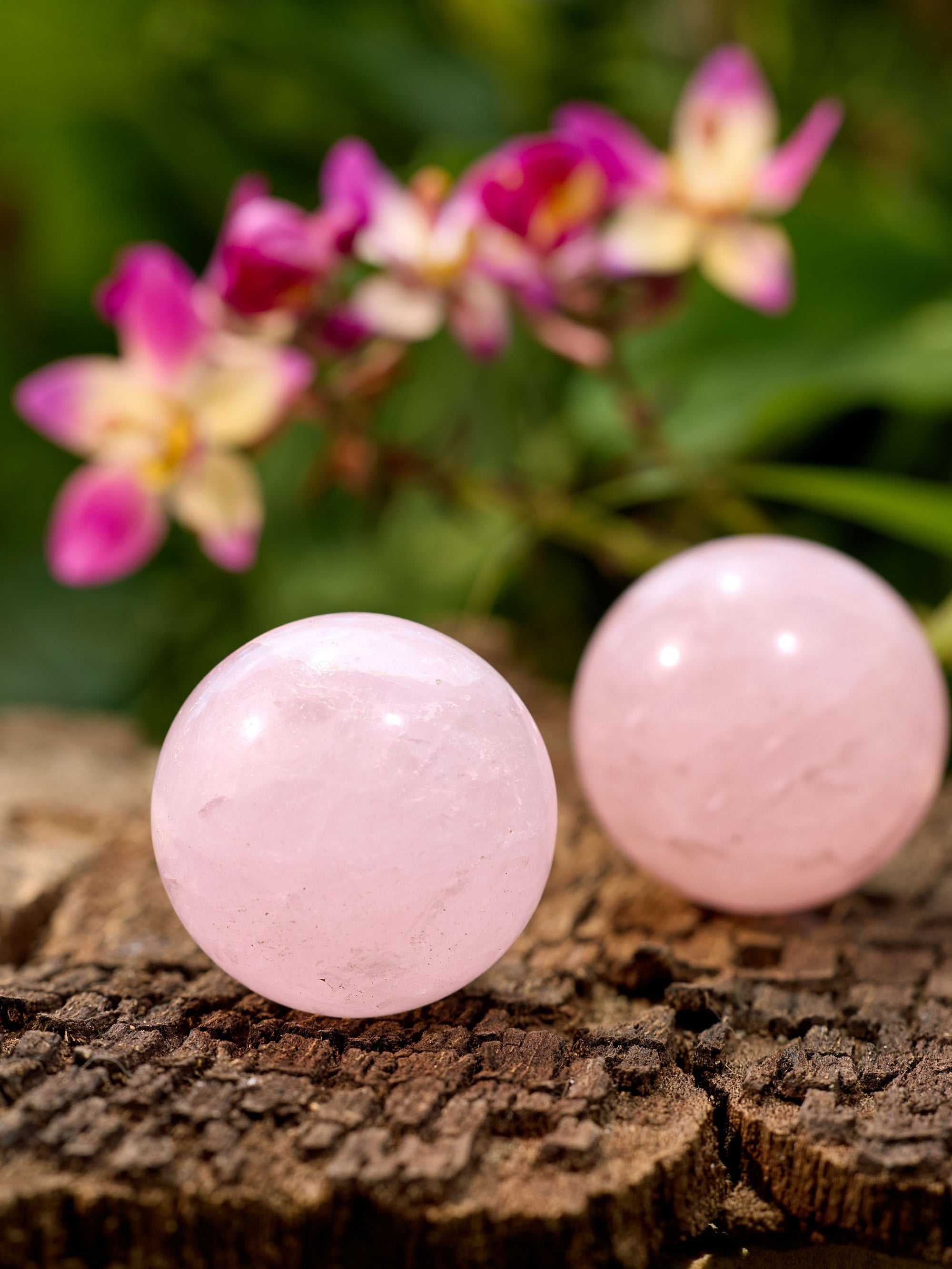 Semi-precious Gemstone - Rose Quartz Sphere