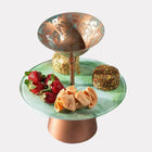 POLYCHROME TULIP PLATTER