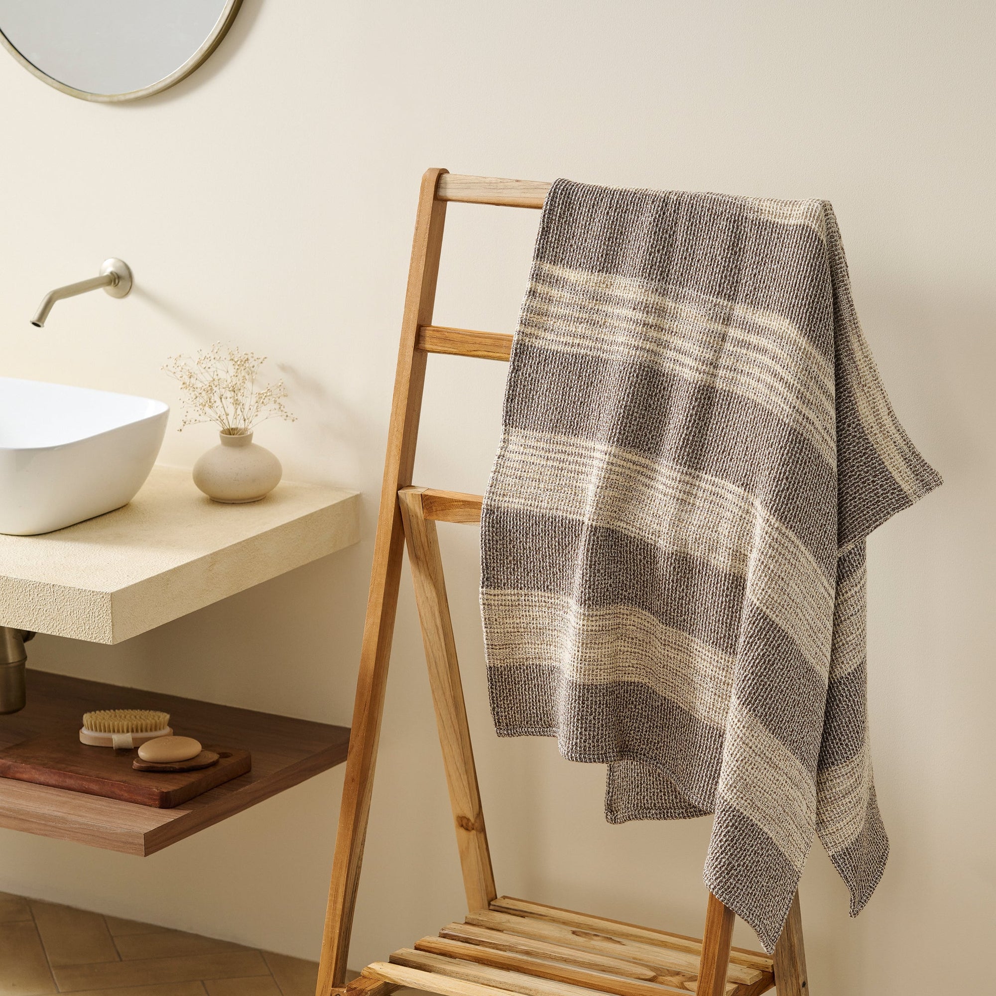 Aura | Cotton | Waffle Space Dyed | Bath Set