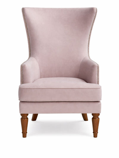 Elysian Velvet Wingback Accent Chair
