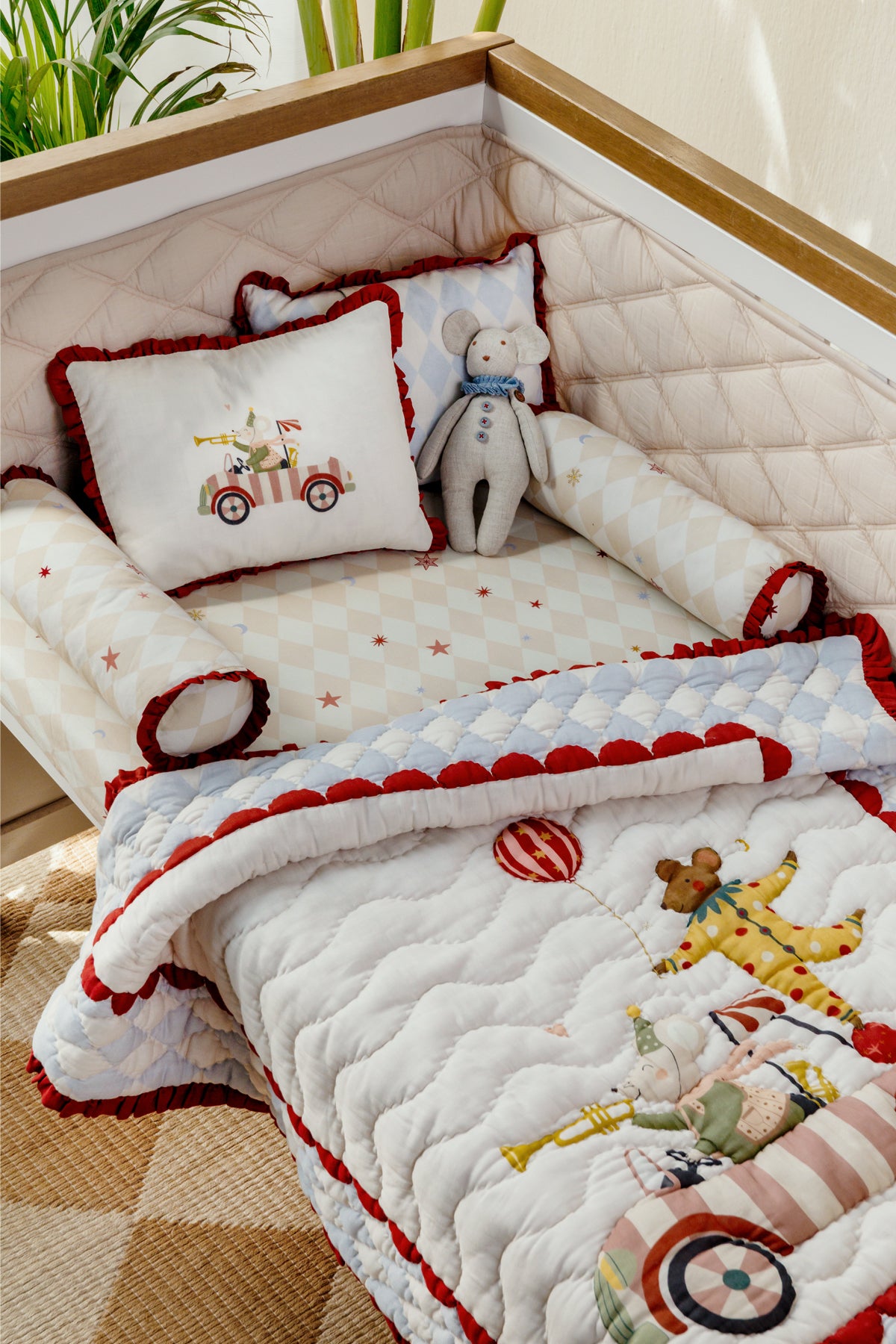 Petite Parade Organic Cotton Baby Quilt