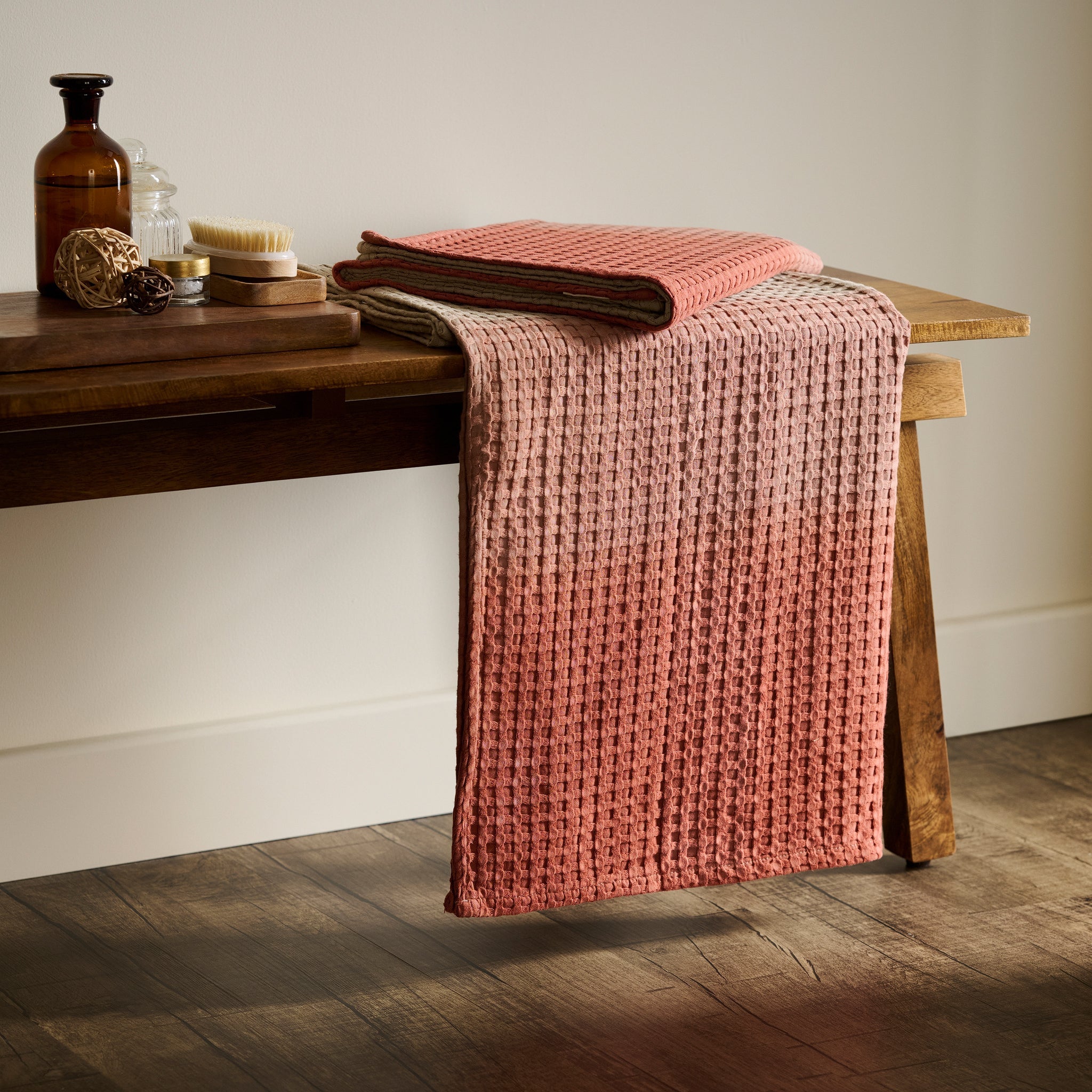 Colour Tide | Cotton Bamboo | Waffle | Bath Towel