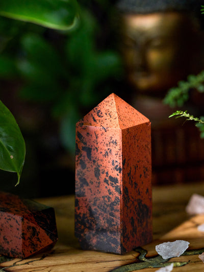 Semi-precious Gemstone - Mahogany Obsidian Tower
