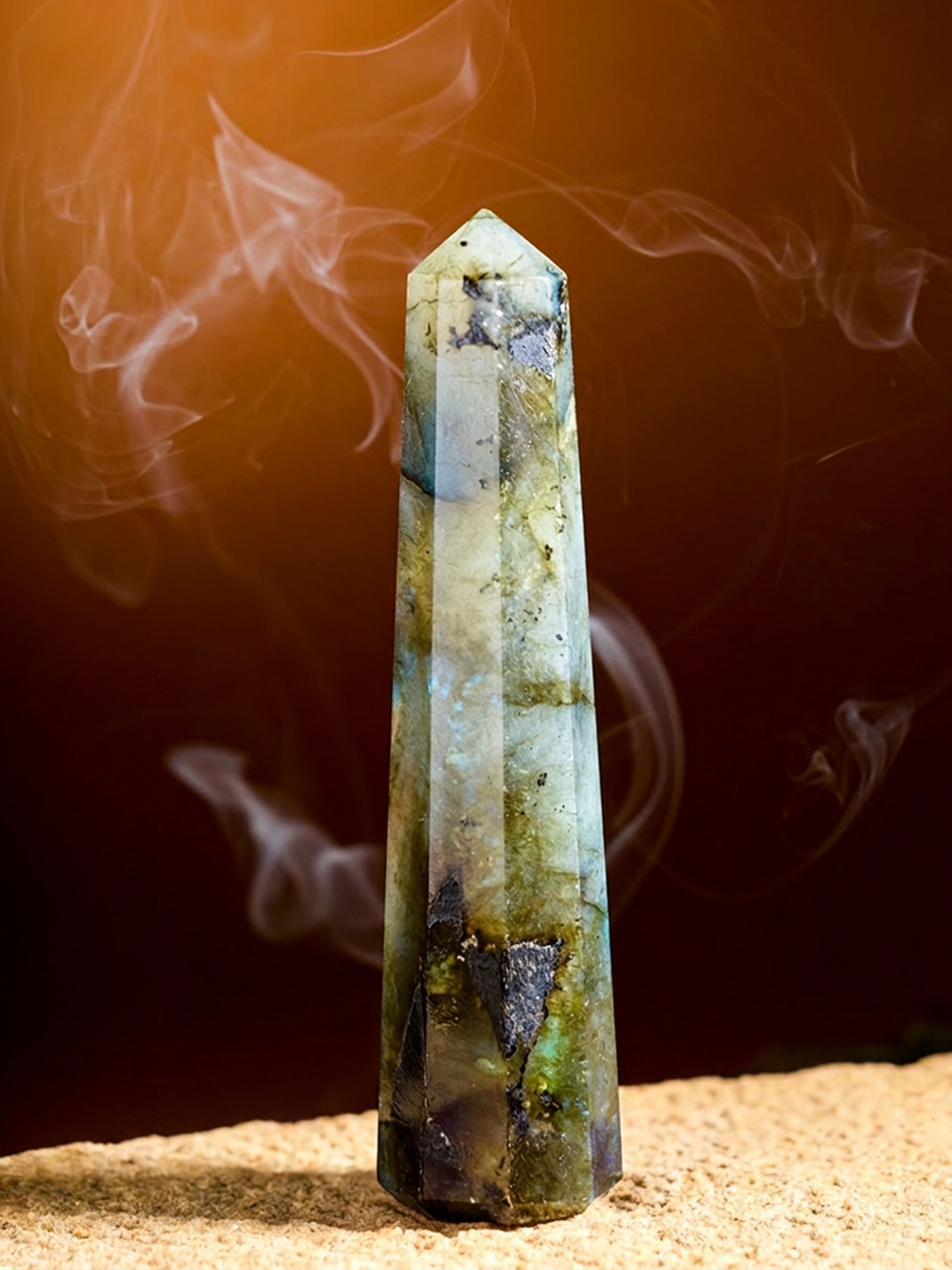 Semi-precious Gemstone - Labradorite Tower