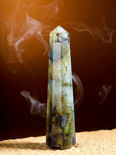 Semi-precious Gemstone - Labradorite Tower