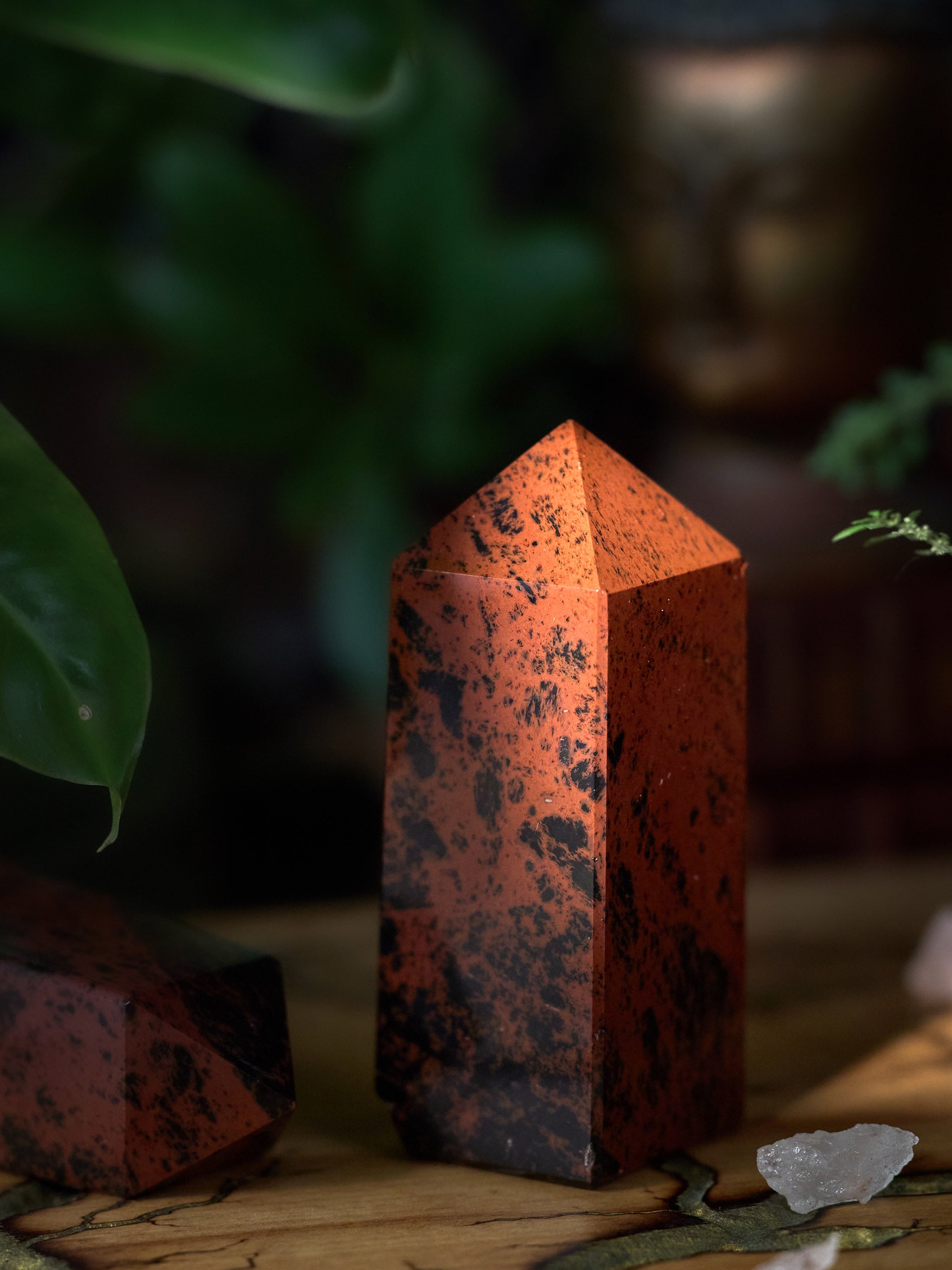 Semi-precious Gemstone - Mahogany Obsidian Tower
