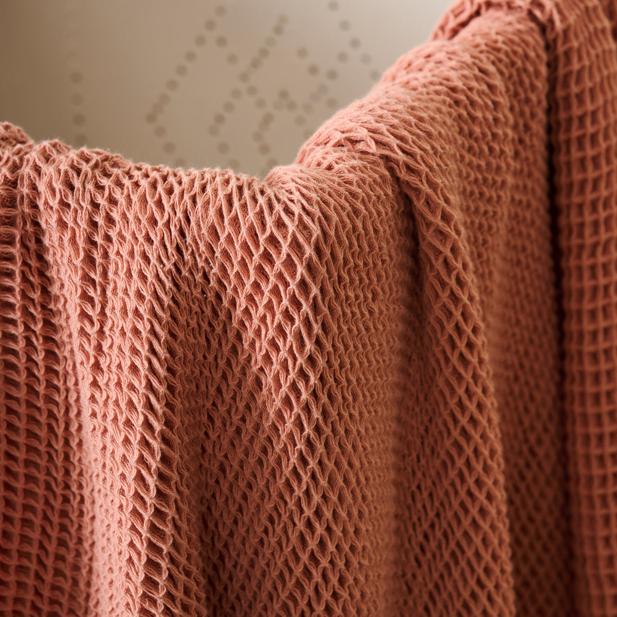 Sea Sponge Cotton Waffle Throw