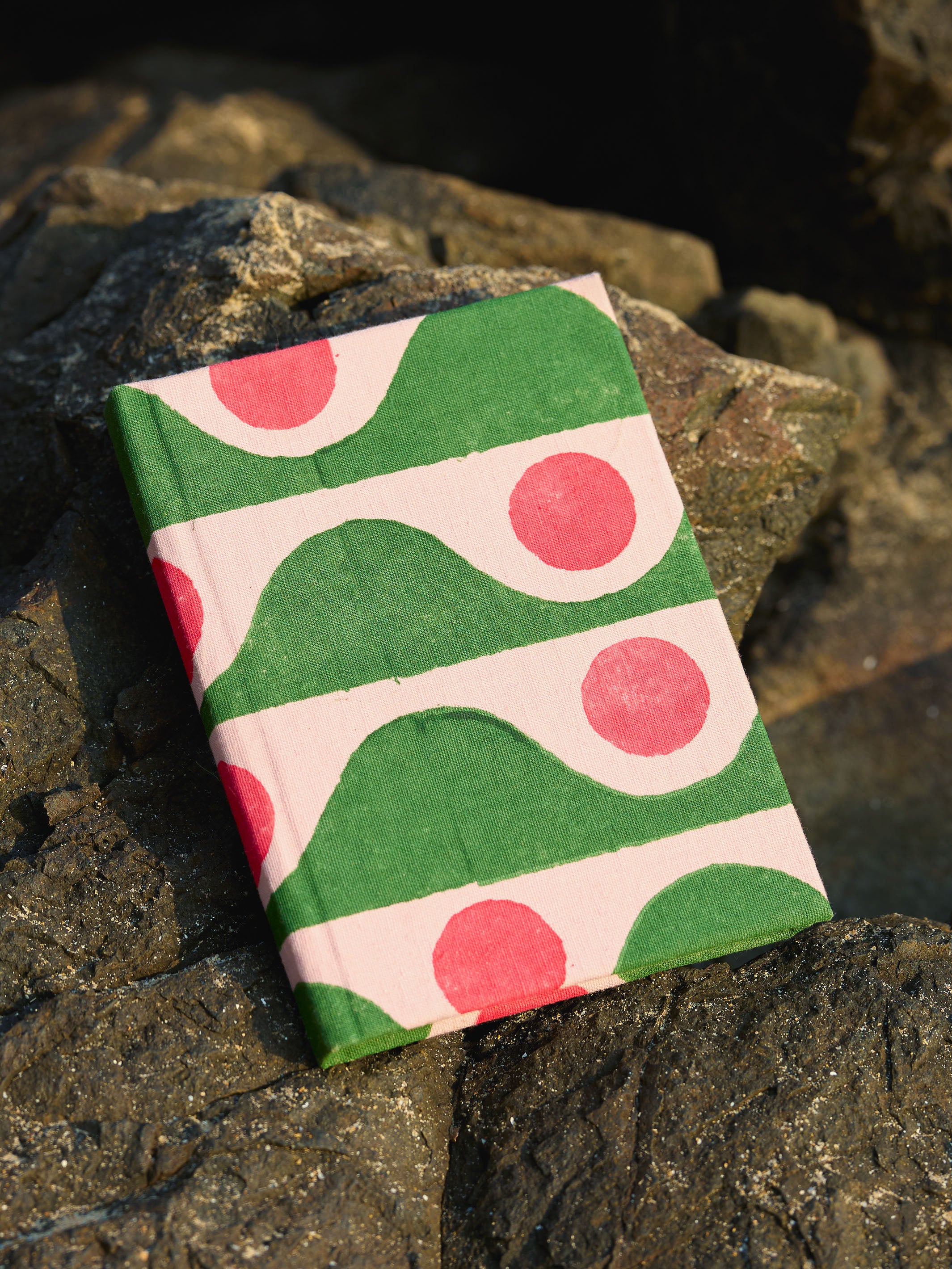 Handcrafted Sustainable A5 Diary Journal Notebook l Handmade Paper l Tide Dot - Product Image 