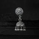 Tara Silver Jhumki Earring
