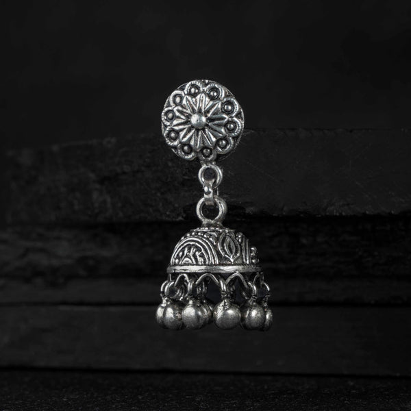 Tara Silver Jhumki Earring