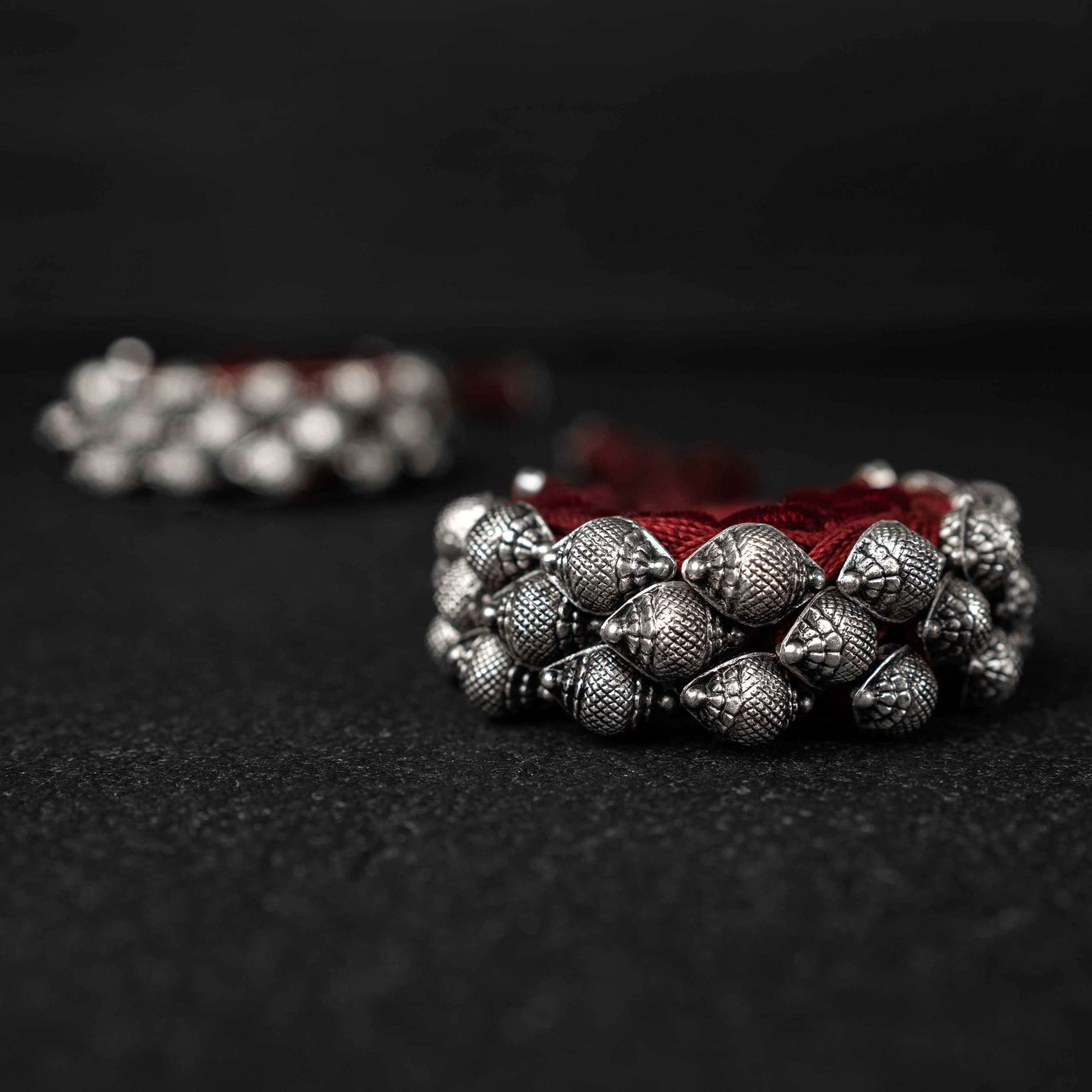 Shank Pahuchi Silver Bracelet (pair)