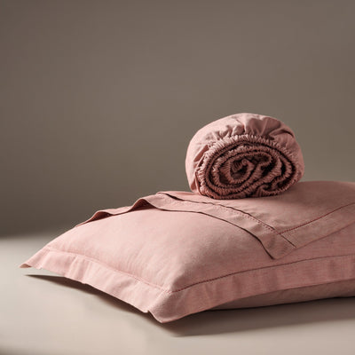 Rustic Terracotta | Cotton Bamboo | Chambray | Bedsheet
