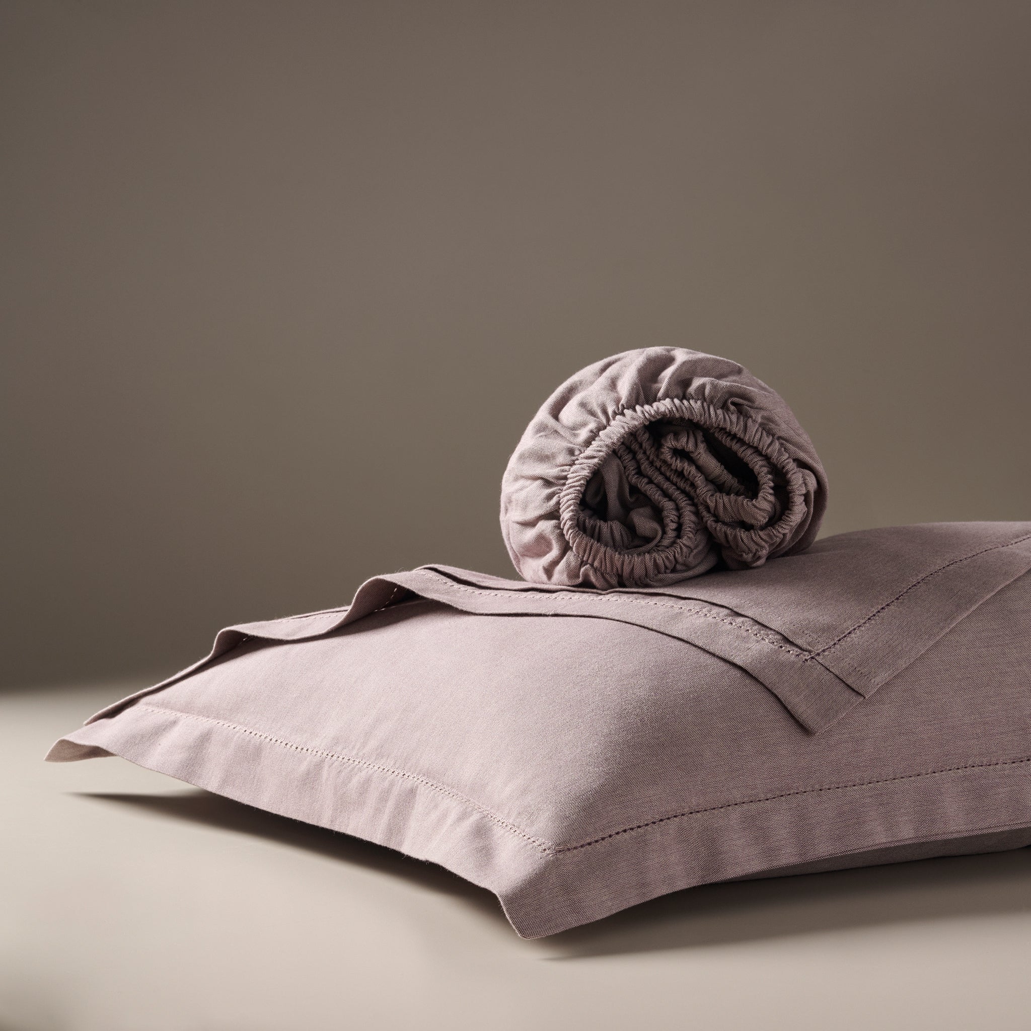 Dusty Amethyst | Cotton Bamboo | Chambray | Bedsheet