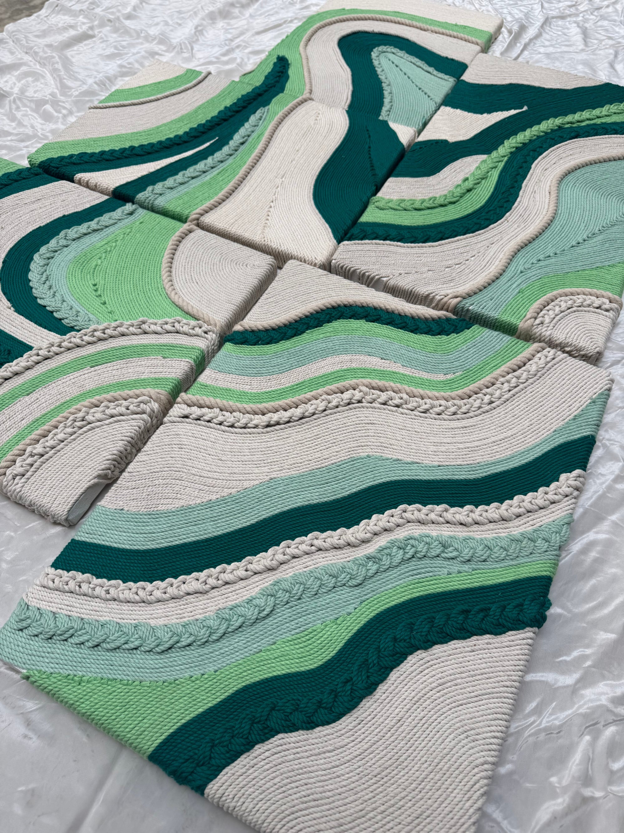 Woven Landscape Wall Art Decor (Set of 5)