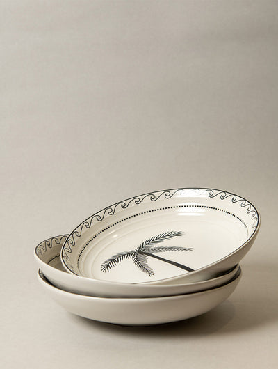 Multipurpose Ceramic Bowl - Palm