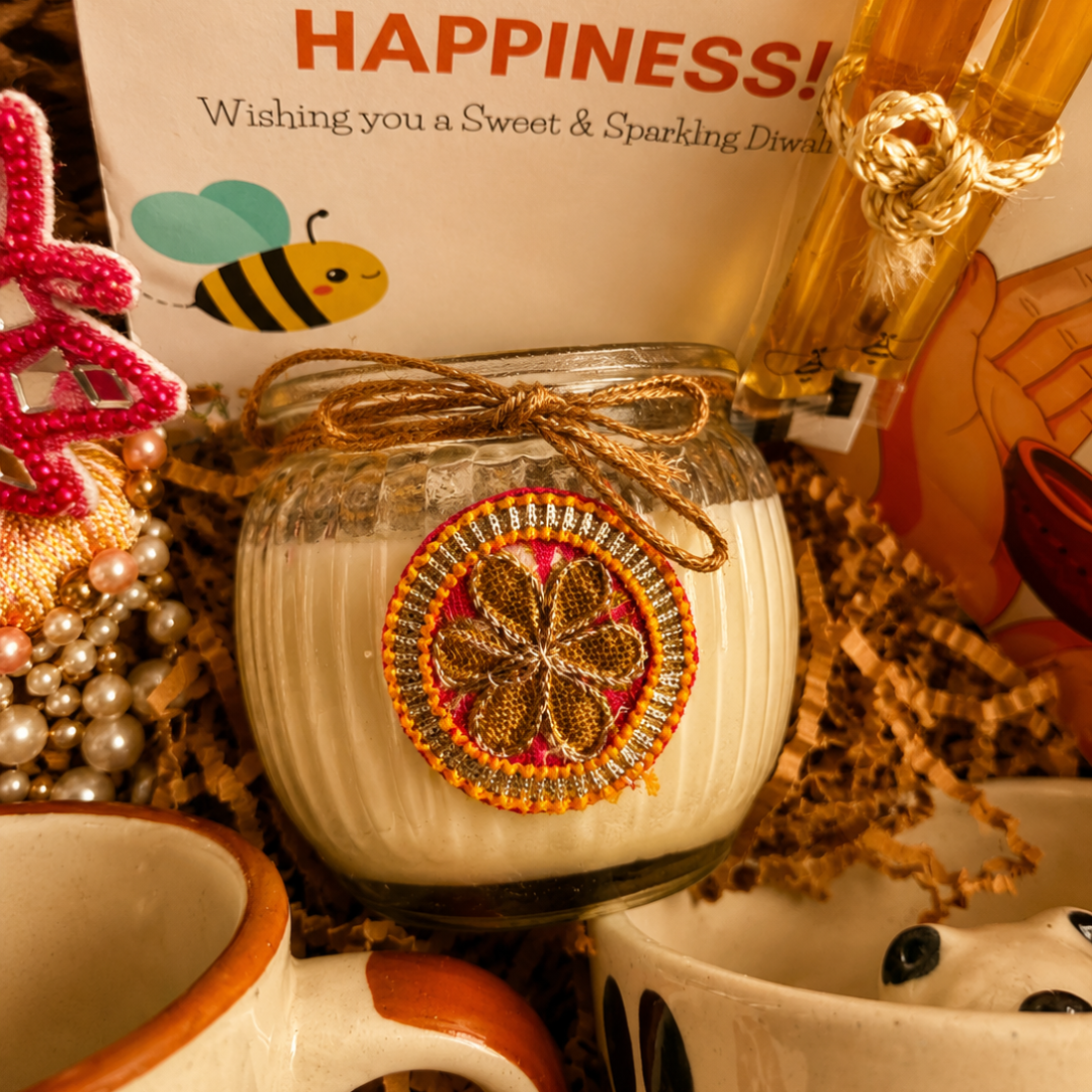 Paws & Panda Festive Mug Gift Hamper | Dog & Panda Mugs with Diwali Candle - https://artecasa.in/