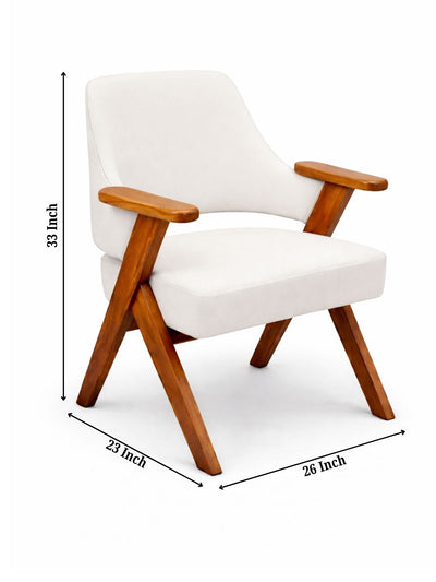 Solace Contemporary Wooden Lounge Chair
