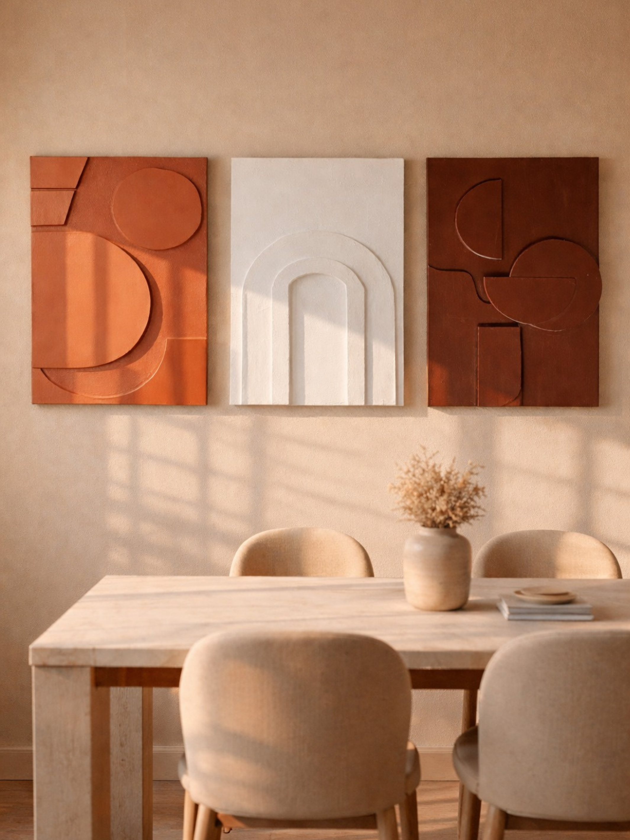 Architectural Forms Wall Art Set for Home Decor