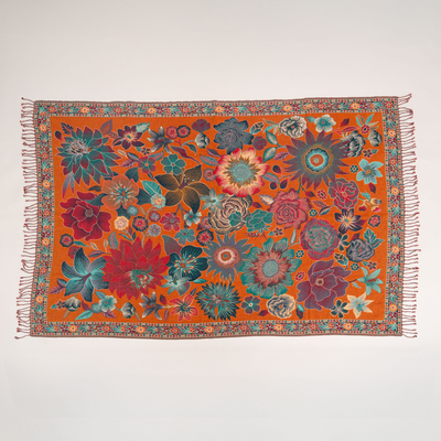 Marigold Garden Throw