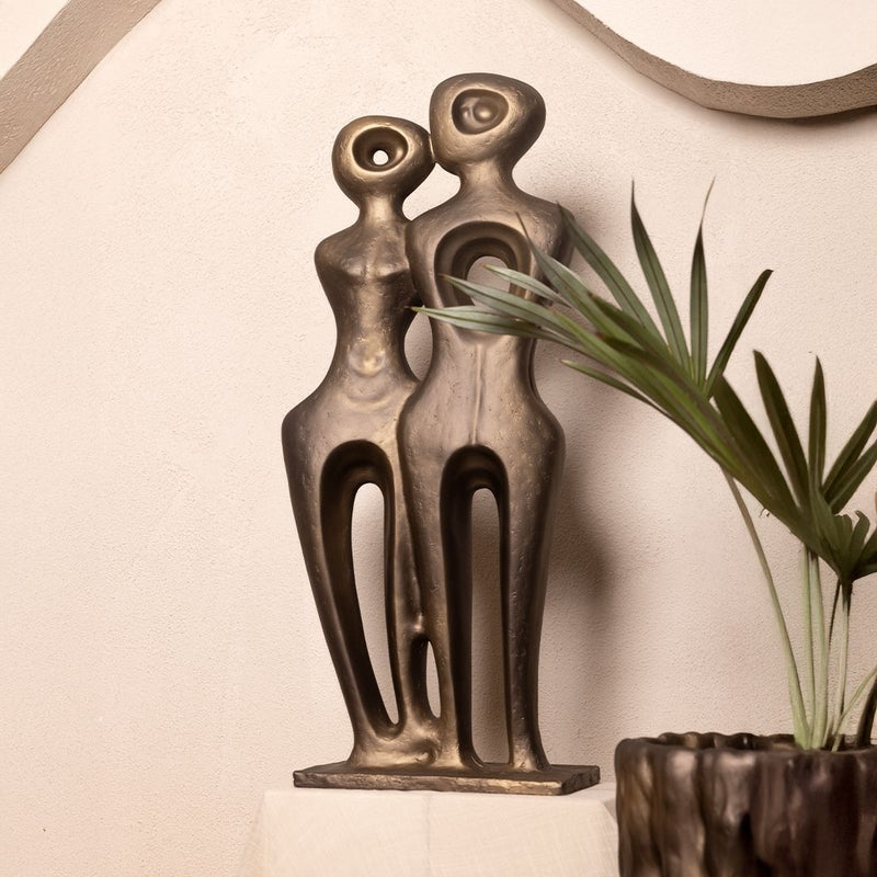 Bronze Gold Tomo Organic Sculpture