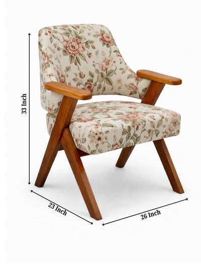 Yuki Contemporary Wooden Lounge Chair