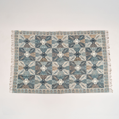 Vintage Azure Throw