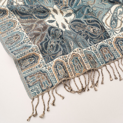 Vintage Azure Throw