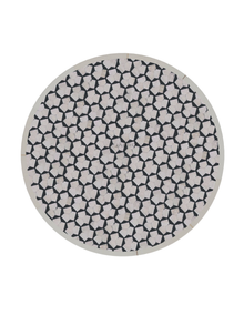 Inlay Drum Side Table with Base - Targua
