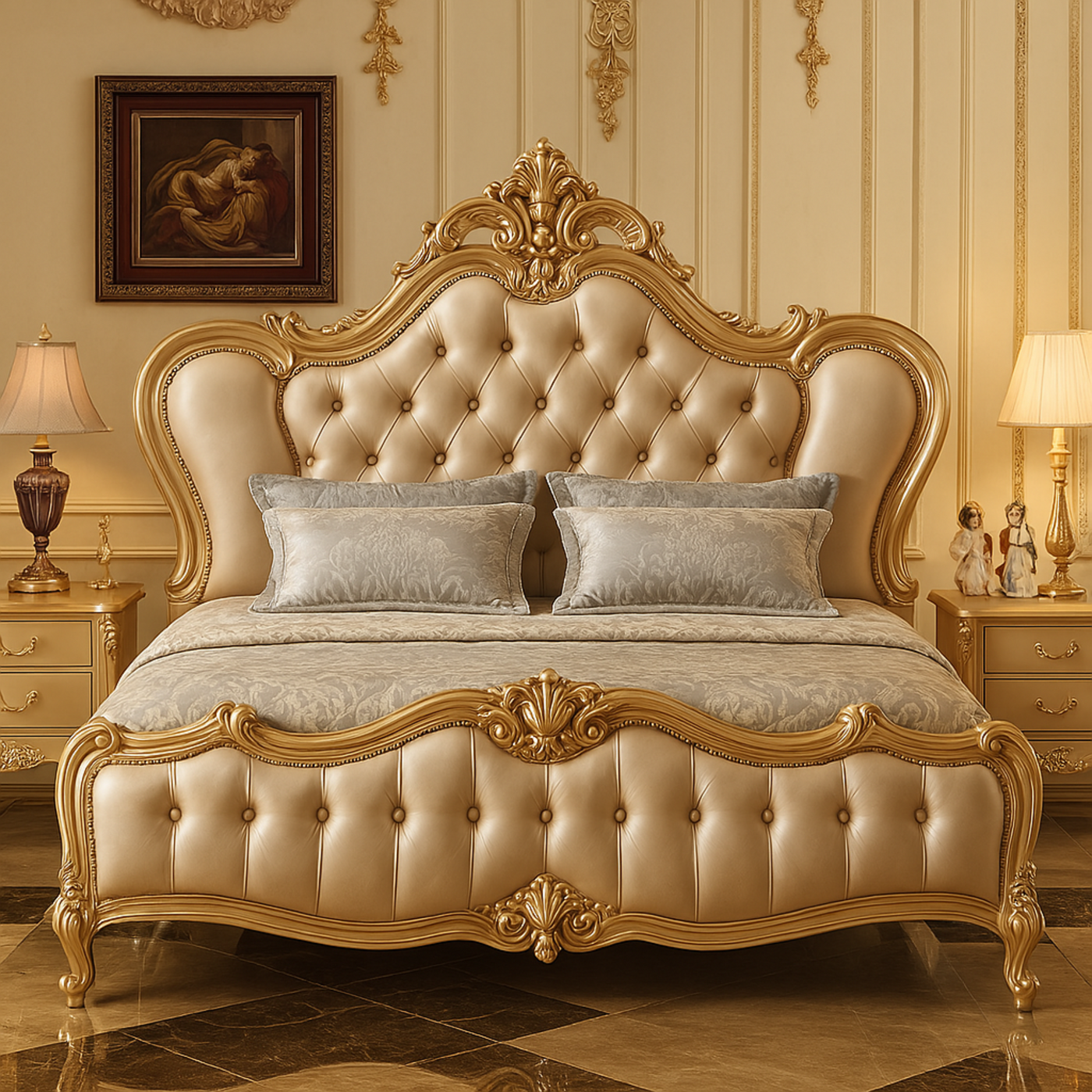 Dalton High Back Upholstered Bed