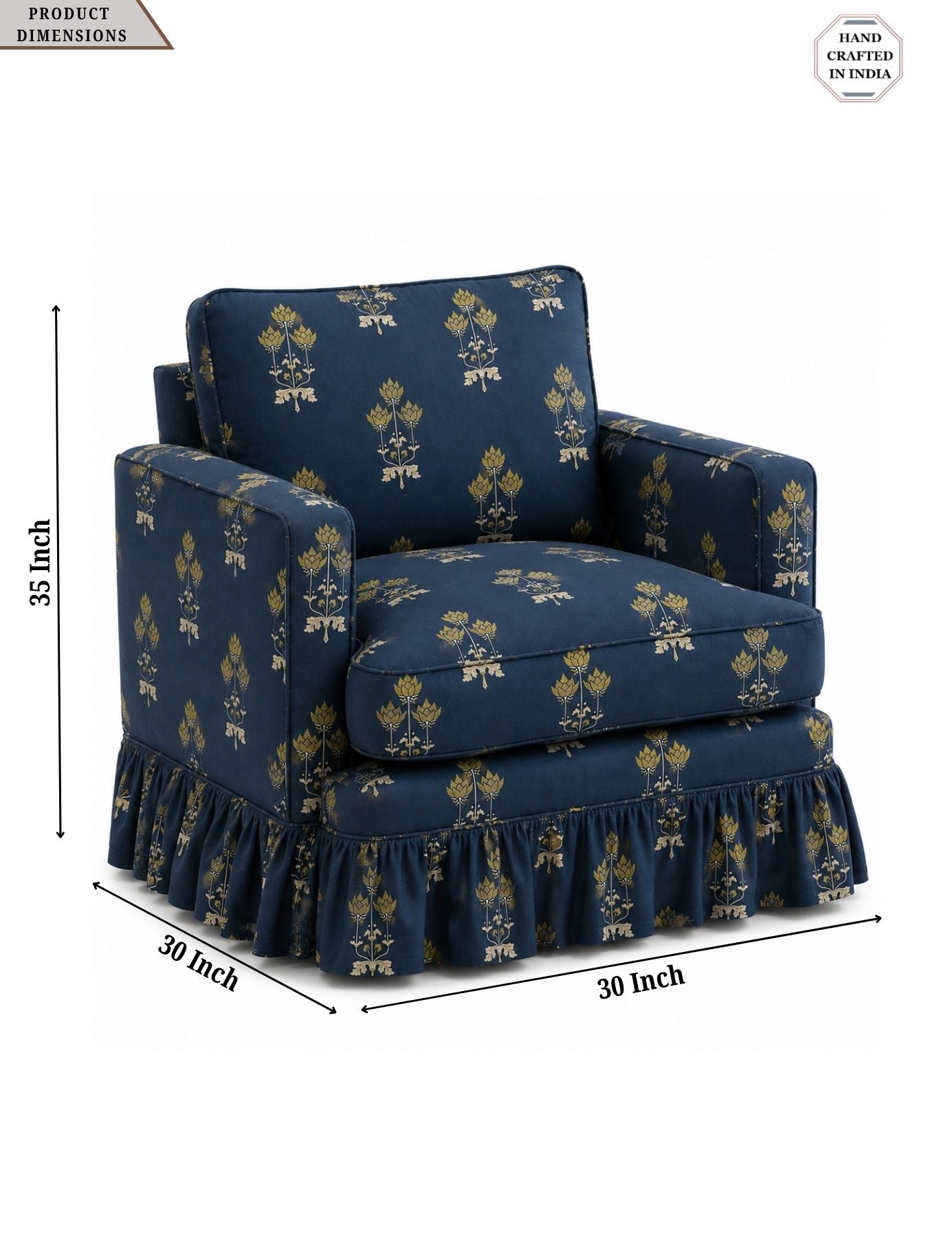 Romelle Curtain Call Floral Armchair