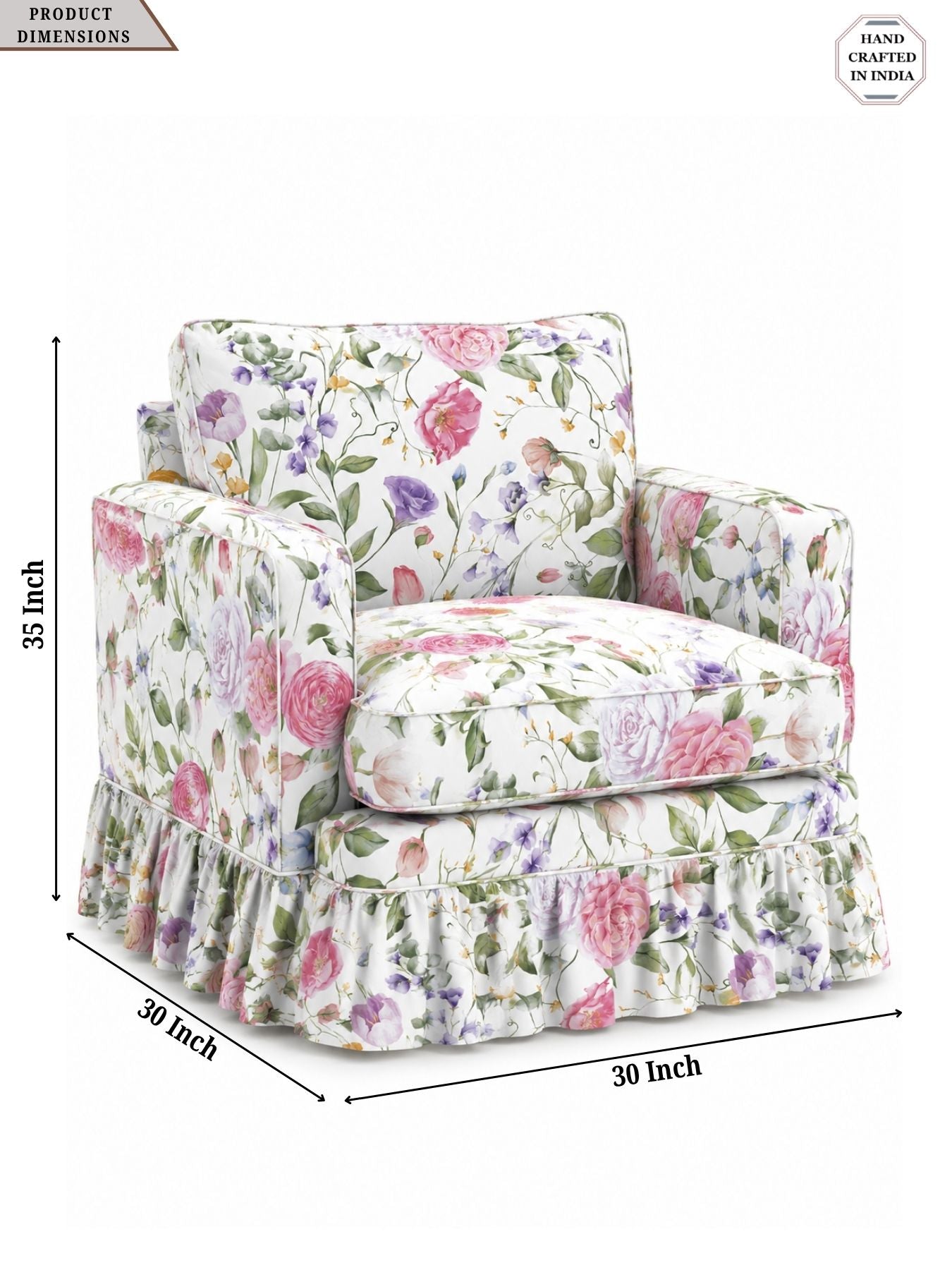 Remora Curtain Call Floral Armchair