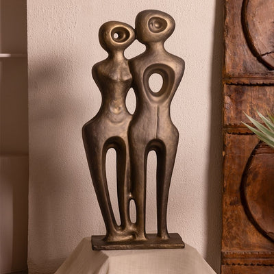 Bronze Gold Tomo Organic Sculpture