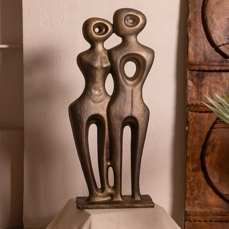Bronze Gold Tomo Organic Sculpture