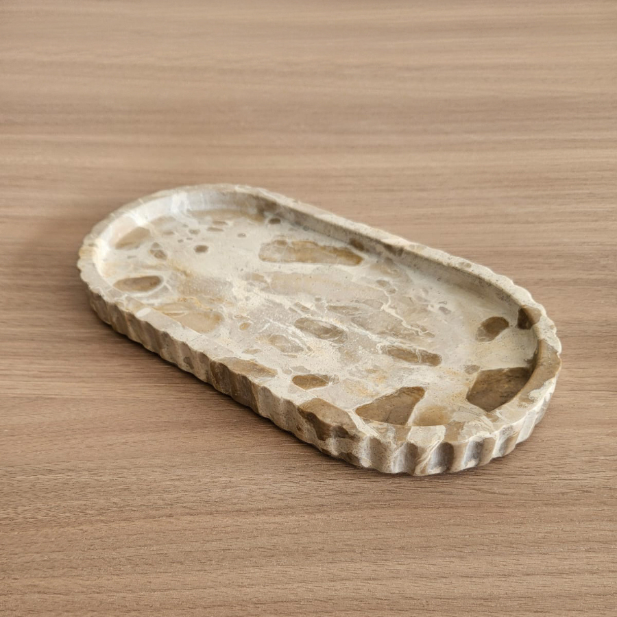 Seville scalloped tray