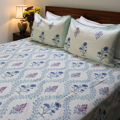 Anand Bagh Lotus Garden Bedcover