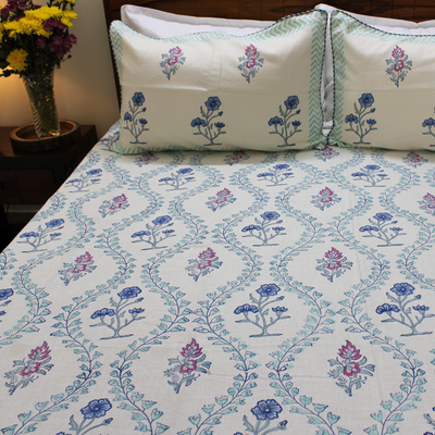 Anand Bagh Lotus Garden Bedcover