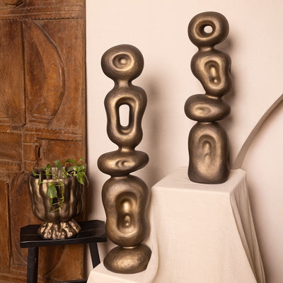 Bronze Gold Ren Organic Sculpture