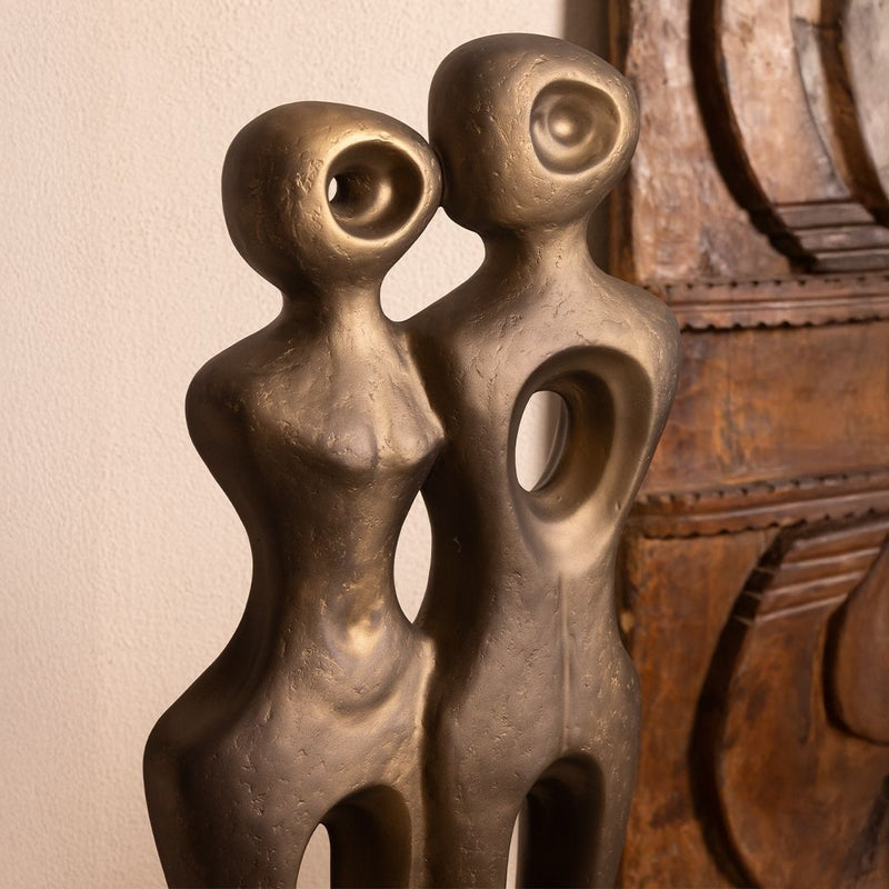 Bronze Gold Tomo Organic Sculpture