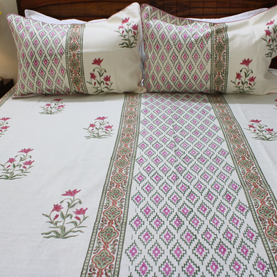 Anand Bagh Lotus Garden Bedcover