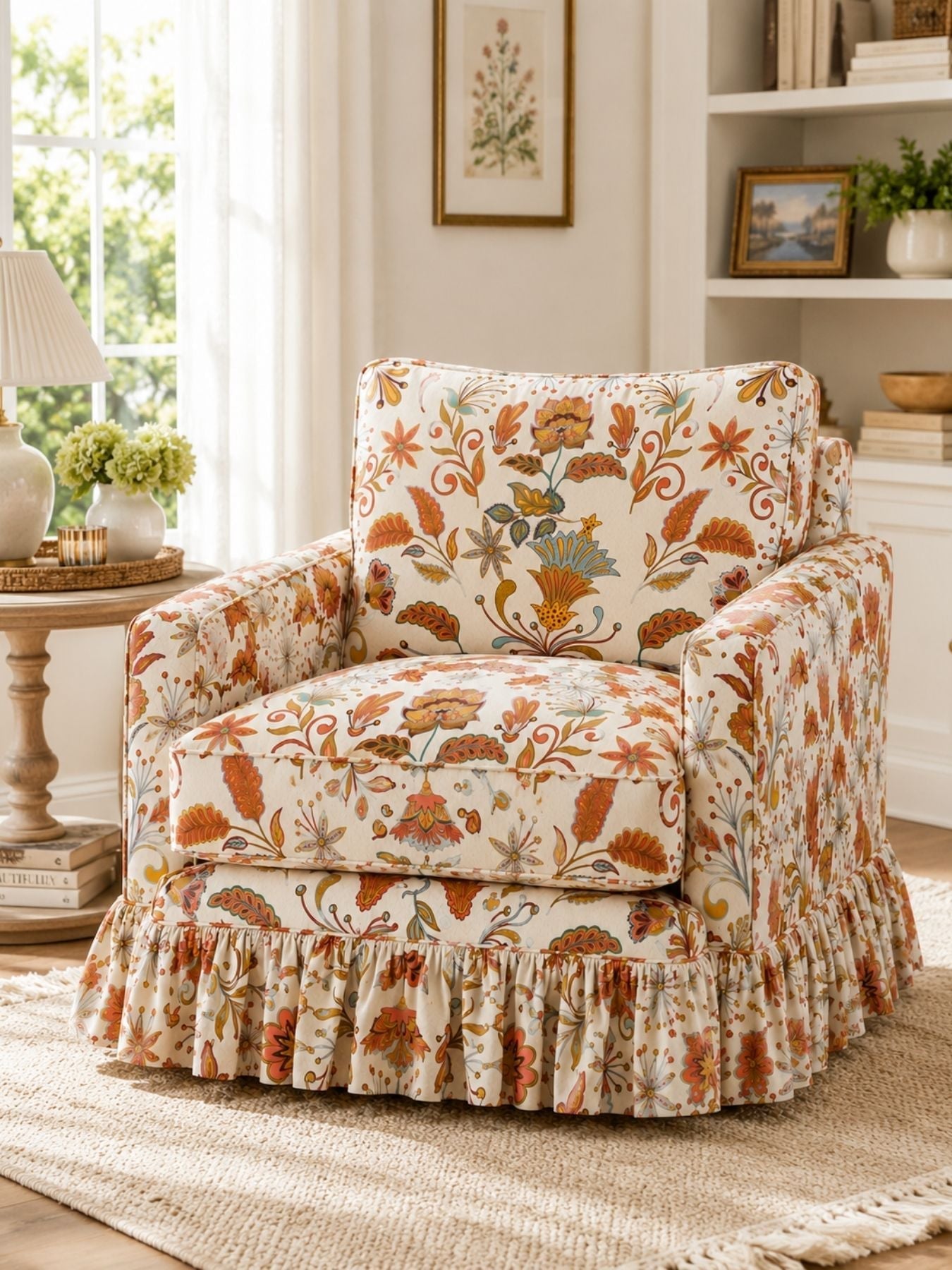 Rubelle Curtain Call Floral Armchair