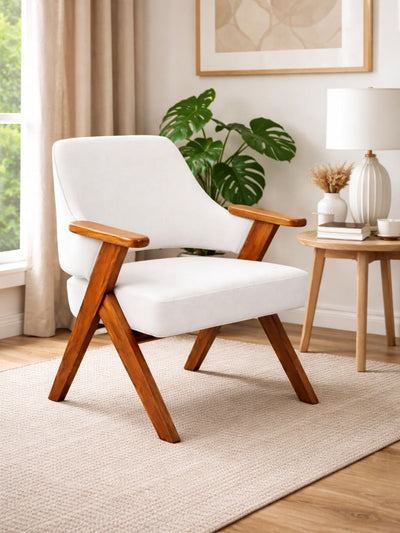 Solace Contemporary Wooden Lounge Chair