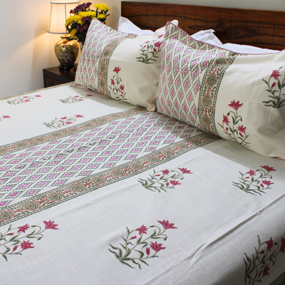 Anand Bagh Lotus Garden Bedcover