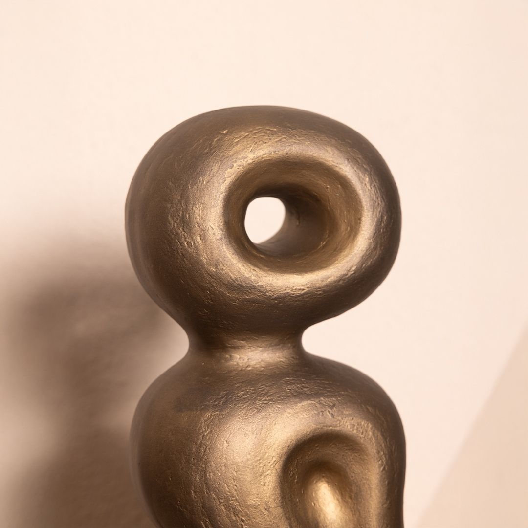 Bronze Gold Ren Organic Sculpture