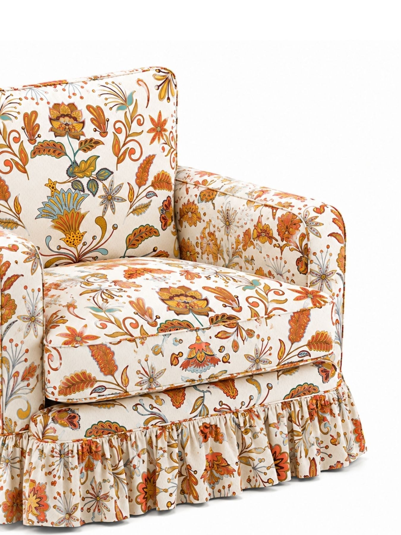 Rubelle Curtain Call Floral Armchair