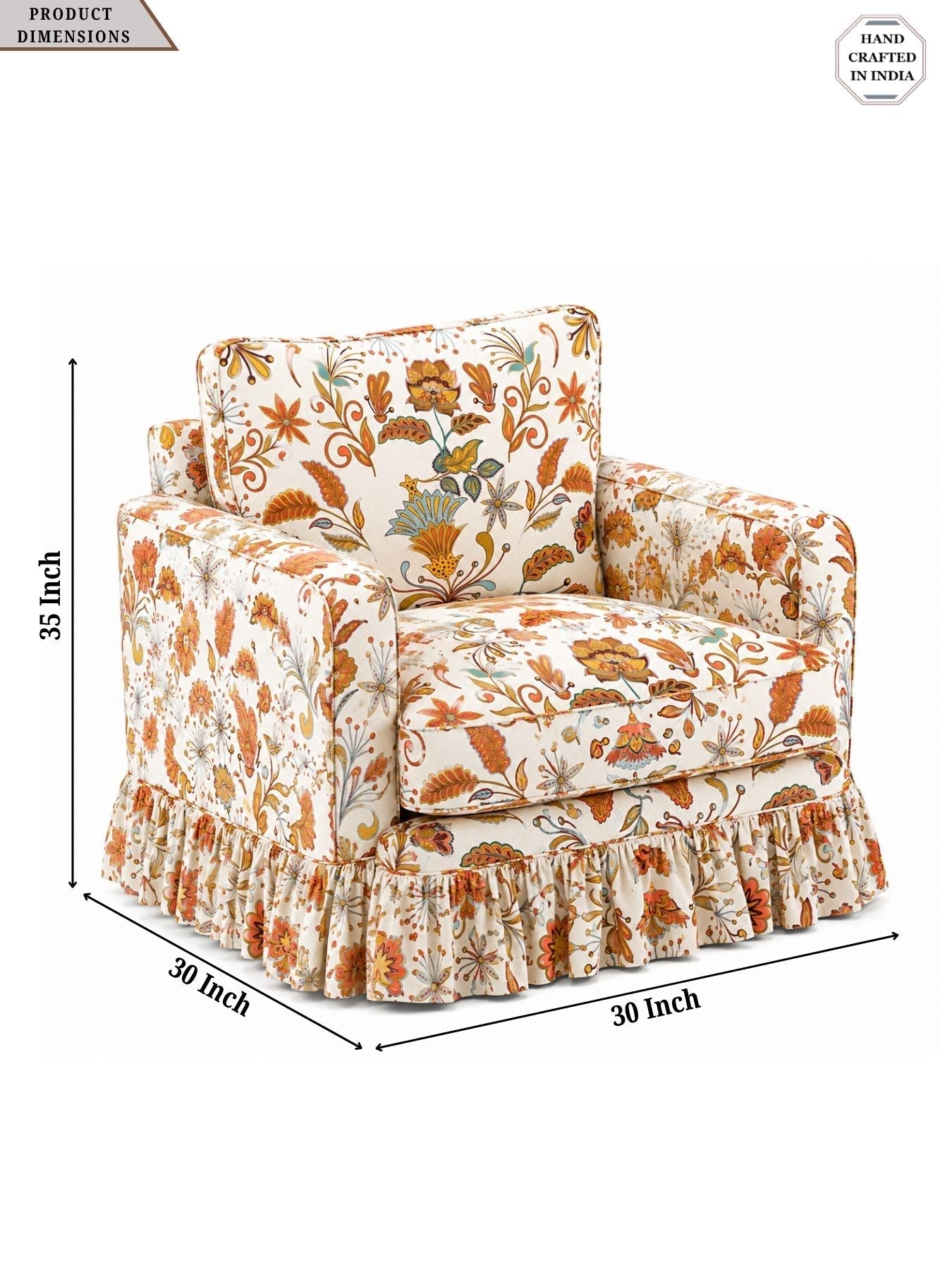 Rubelle Curtain Call Floral Armchair